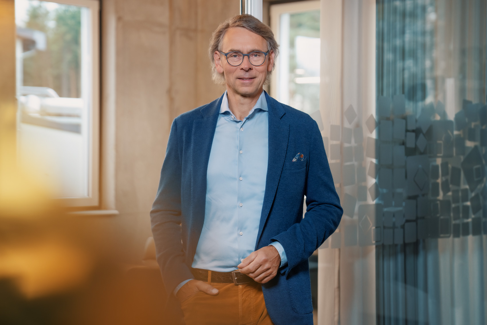 Portrait of Jens Junker, CEO of ROTOP Pharmaka GmbH, radiopharmaceutical manufacturer in Dresden