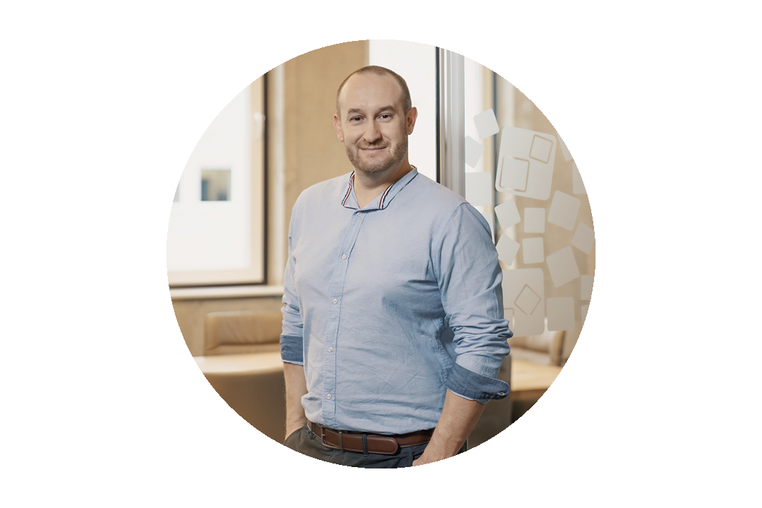 Portrait of a department head at ROTOP Pharmaka GmbH, radiopharmaceutical manufacturer in Dresden