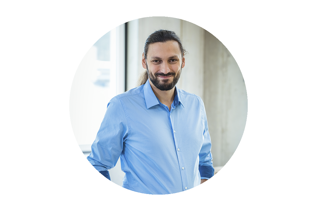 Portrait of a department head at ROTOP Pharmaka GmbH, radiopharmaceutical manufacturer in Dresden