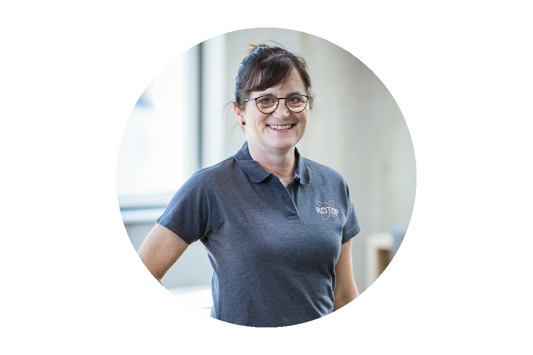 Portrait of a department head at ROTOP Pharmaka GmbH, radiopharmaceutical manufacturer in Dresden