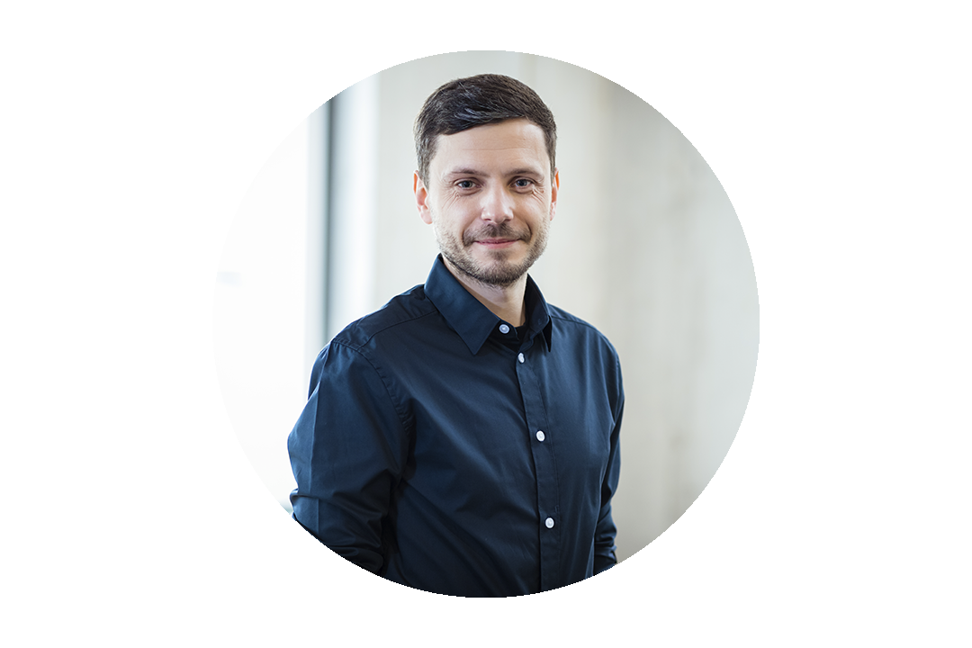 Portrait of a department head at ROTOP Pharmaka GmbH, radiopharmaceutical manufacturer in Dresden