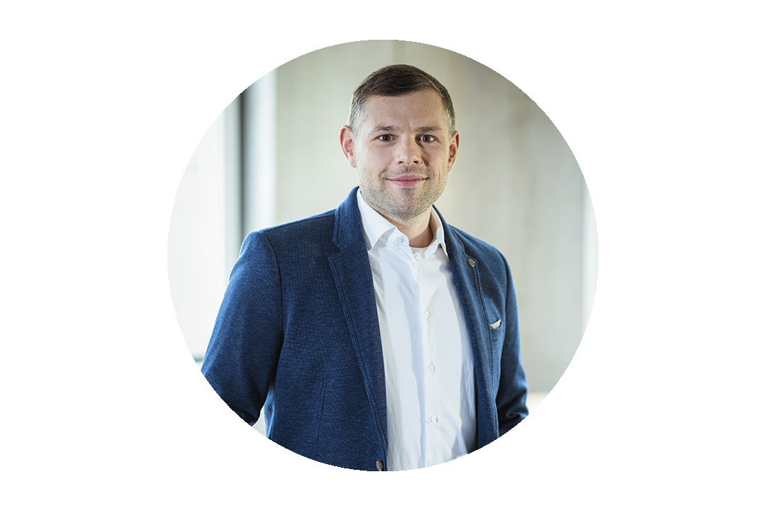 Portrait of a department head at ROTOP Pharmaka GmbH, radiopharmaceutical manufacturer in Dresden